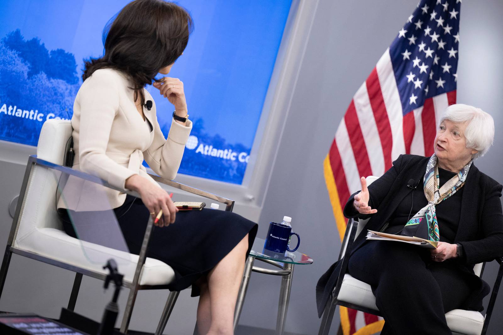 Rana Faroohar with Janet Yellen